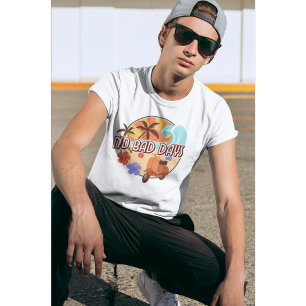 Camiseta Roupas Retrô Sem Dias Ruins Moda de Rua Retrô