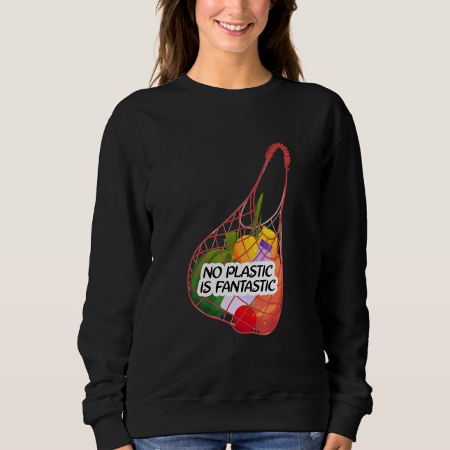 Camiseta Roupas Sem Plástico São Fantásticas Protegem o Pla (Frente)