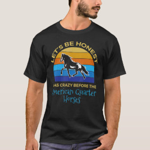 Camiseta Roupas Vintage de Cavalo Quarto de Milha Americano