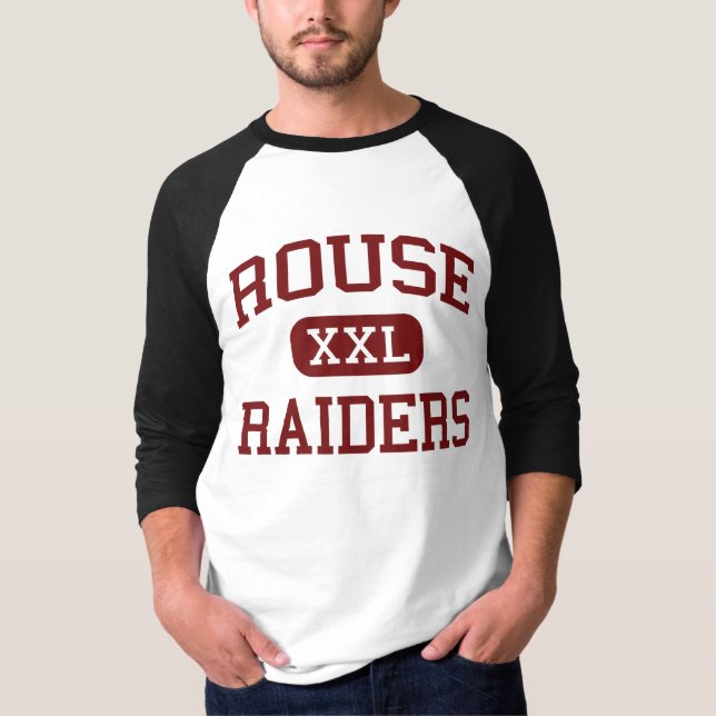 Camiseta Rouse - incursores - segundo grau - Leander Texas (Frente)