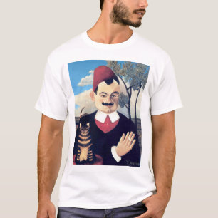 Camiseta Rousseau - Retrato de Pierre Loti Homem com Gato