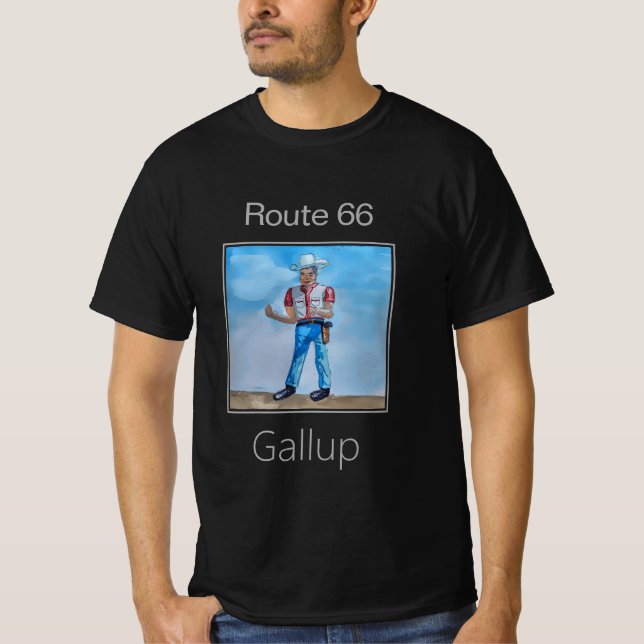 Camiseta Route 66 Muffler Man, Gallup (Frente)