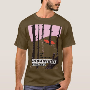 Camiseta Rovaniemi Finlândia viagens vintage