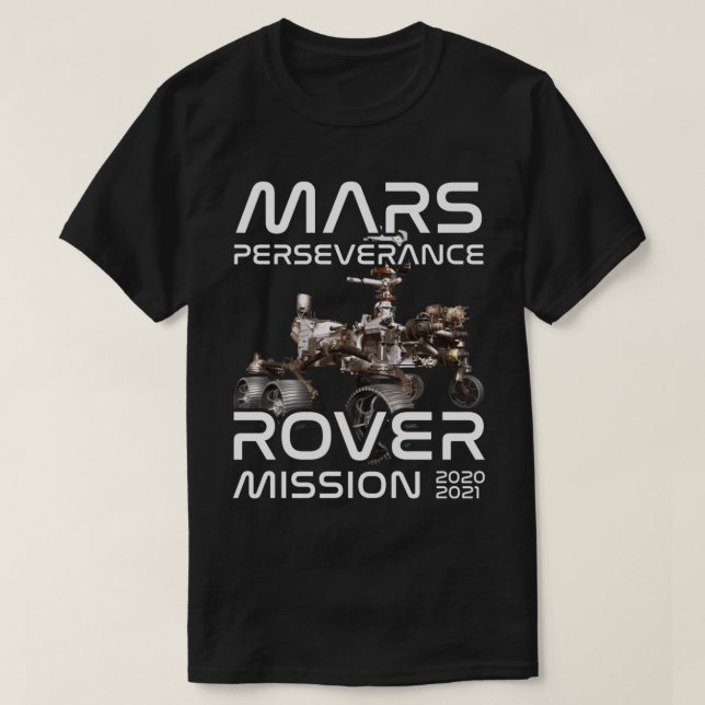 Camiseta Rover de Perseverança (Frente do Design)