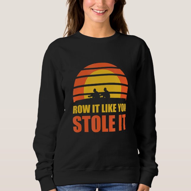 Camiseta Row Como Se Você O Roubasse, Rorando Regatta (Frente)