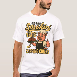Camiseta Row Smokin Meats and Clapps Cheeks