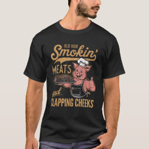 Camiseta Row Velha Fumando Meias E Pedras Engraçadas Engraç