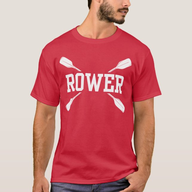Camiseta Rower Crew Row Rowing Sports vintage (Frente)
