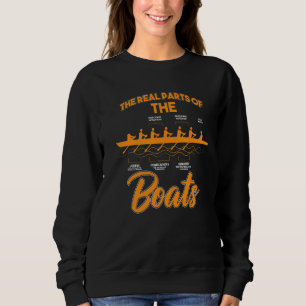 Camiseta Rowers Agrupam As Partes Verdadeiras Do Barco Reme