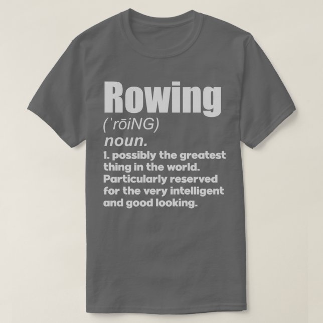 Camiseta Rowing coach girl player gift (Frente do Design)