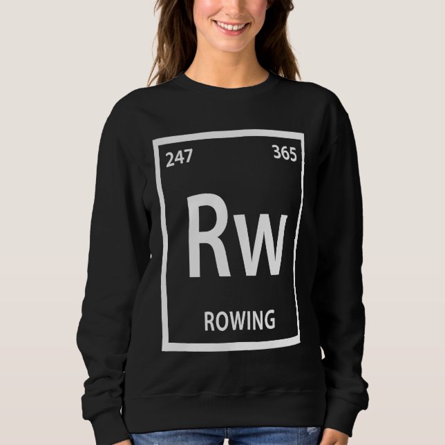Camiseta Rowing Element   Chemistry Periodic Table (Frente)
