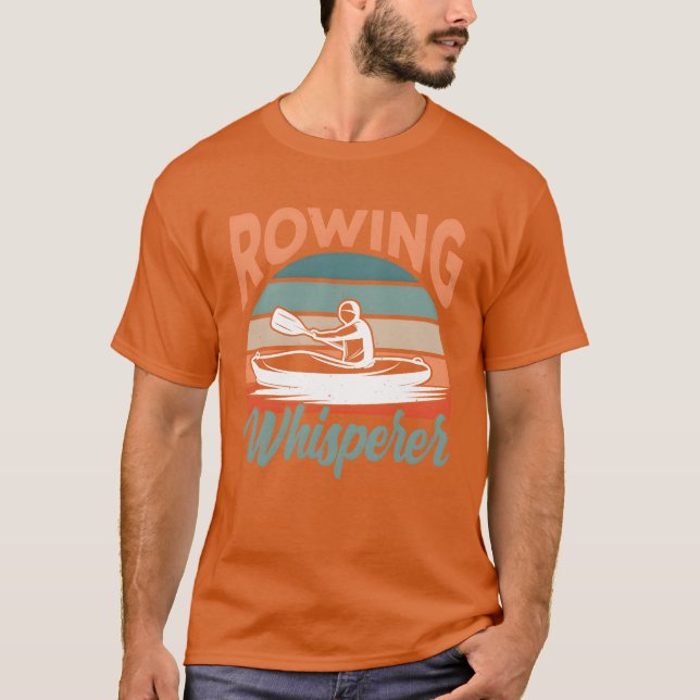 Camiseta Rowing Whisperer Crew Row Rower Sports retro retro (Frente)