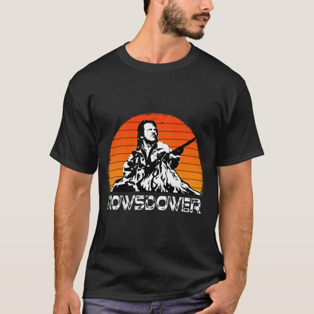 Camiseta Rowsdower Distress Mountain Sunset (Frente)