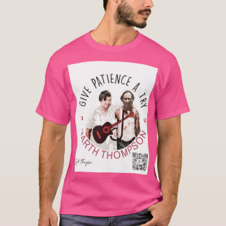 Camiseta roxa de estilo básico