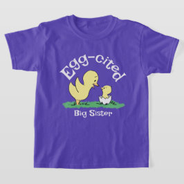 Camiseta Roxa Irmã Mais Velha Adorável - Ovo Ansio
