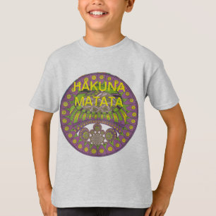 Camiseta Roxo Africano e Caleidoscópio Amarelo Tradicional