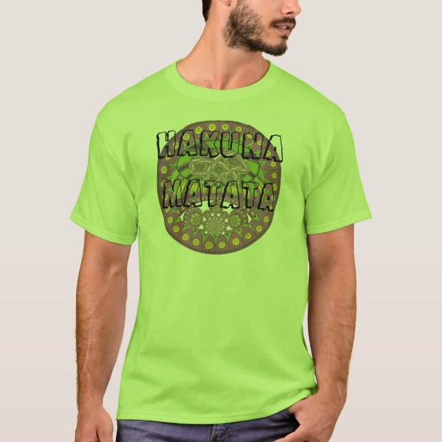 Camiseta Roxo Africano e Caleidoscópio Amarelo Tradicional (Frente)