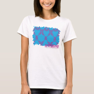 Camiseta Roxo-Aqua 4 do damasco