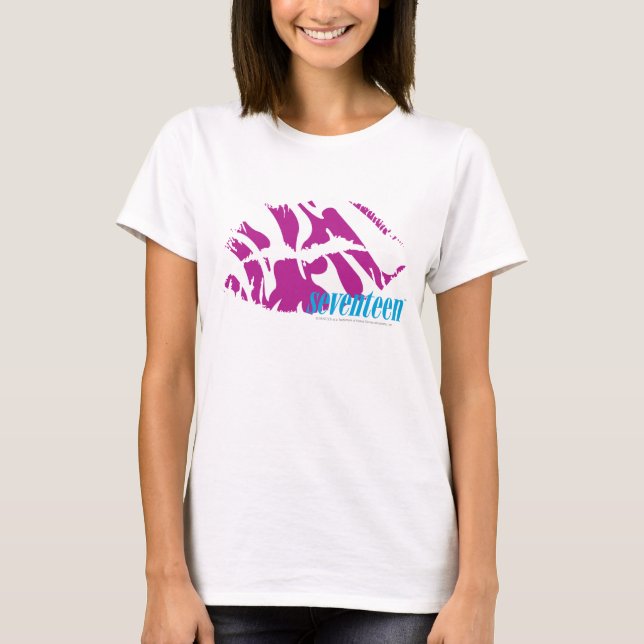 Camiseta Roxo da zebra (Frente)
