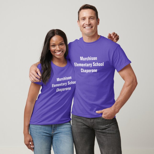 Camiseta Roxo de acompanhante de campo personalizável (Unissex)