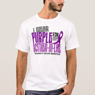 Camiseta Roxo do câncer de pâncreas para meu cunhado 6,2