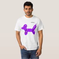 Roxo do cão do balão