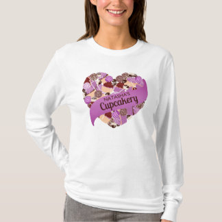 Camiseta Roxo do Cupcakery de Natasha