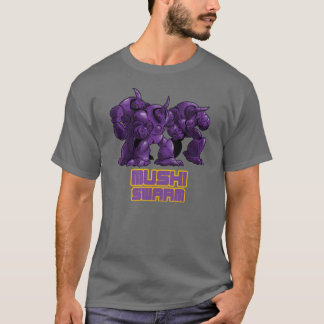 Camiseta Roxo do enxame de Mushi