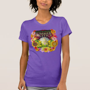 Camiseta Roxo do Festival de Solstício de Verão de Greensbo