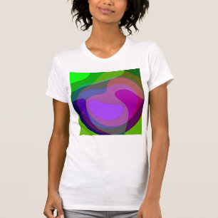 Camiseta Roxo E Verde 403