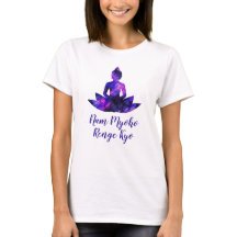 Roxo Espiritual Lotus Yoga Nam Myoho Renge Kyo