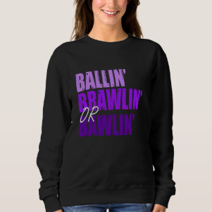 Camiseta Roxo Jogando Basquete, Brigando ou Choramingando G