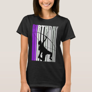 Camiseta Roxo Kid Archery Aniversário Colorida Trai