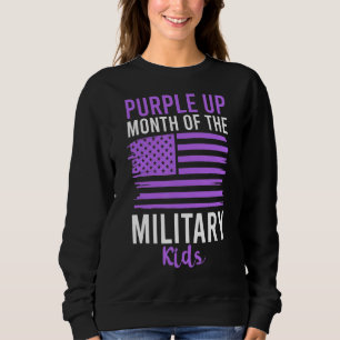 Camiseta Roxo Para Crianças Militares Adulto Americano Lega