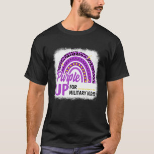 Camiseta Roxo Para Crianças Militares Crianças Militares Ar