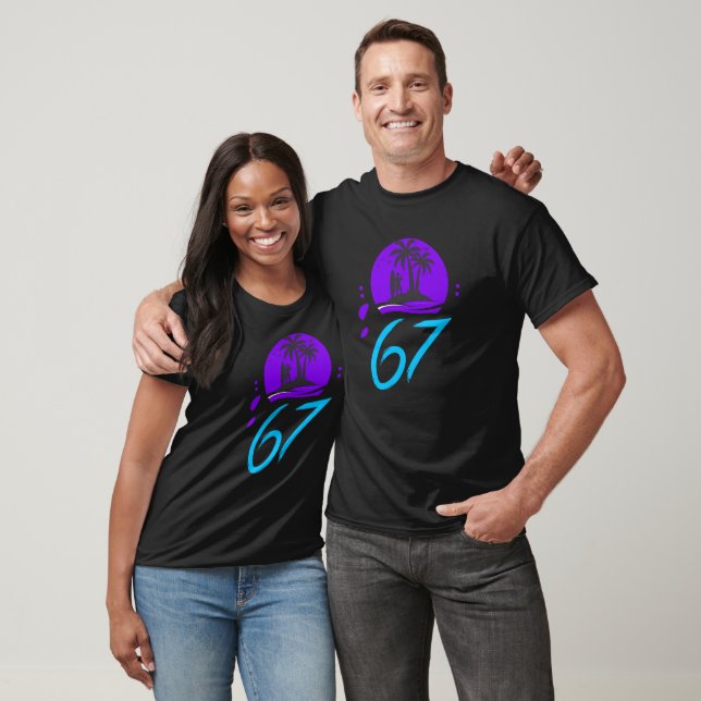 Camiseta Roxo Retro 67  (Unissex)