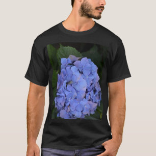 Camiseta Roxo Roxo Hidrangea macrofilla