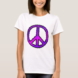 Camiseta Roxo Zig Sinal de Paz