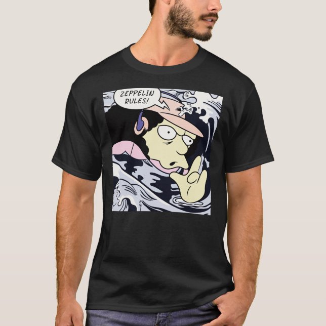 Camiseta Roy Lichtenstein - Zeppelin Regulamentação Clássic (Frente)