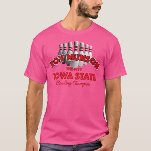 Camiseta Roy Munson Iowa State Boliche Champion