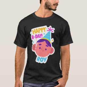 Camiseta Roy Personalizou Engraçado Feliz Aniversário Ideia