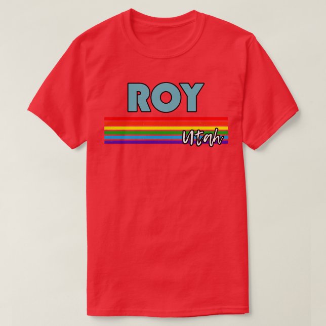 Camiseta Roy Utah Pride Roy LGBT Gift LGBT Tee (Frente do Design)