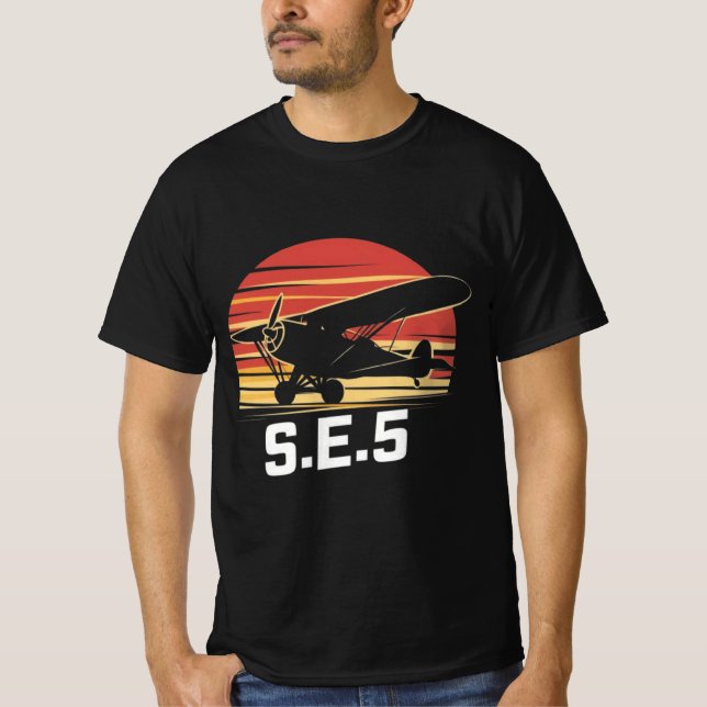 Camiseta Royal Aircraft Fatory S.E.5 (Frente)
