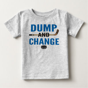Camiseta Royal Blue Dump and Change Hockey Baby