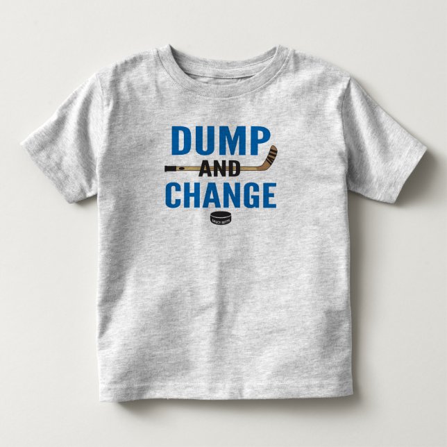 Camiseta Royal Blue Dump e Change Hockey (Frente)