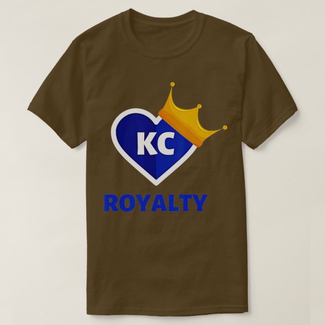 Camiseta Royal Blue KC Fan Kansas City Crown Town Royalty G (Frente do Design)