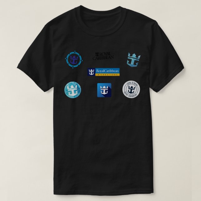 Camiseta Royal Caribbean Sticker Pack 5 - The Logo Sticker (Frente do Design)