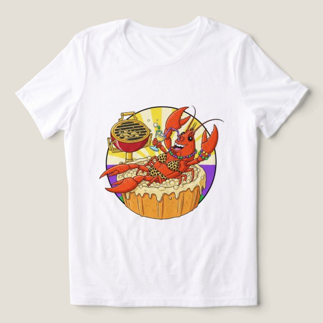 Camiseta Royal Crawfish Boil Queen Tee! 👑 🦞 (Design frontal)