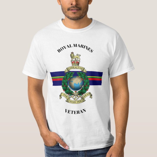 Camiseta Royal Marines Veteran (Frente)