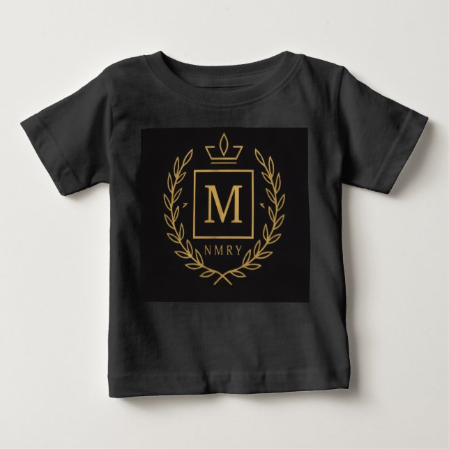 Camiseta "Royal NMKY Emblem – Monogram M Crest Design" (Frente)